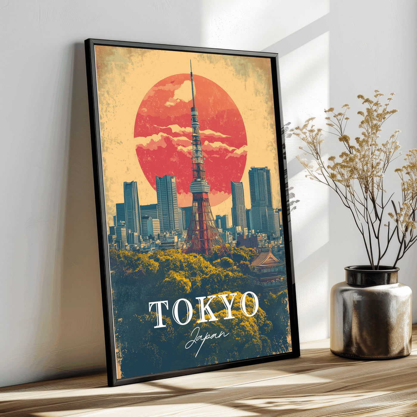 Japan Location Inspired Travel Art Collection