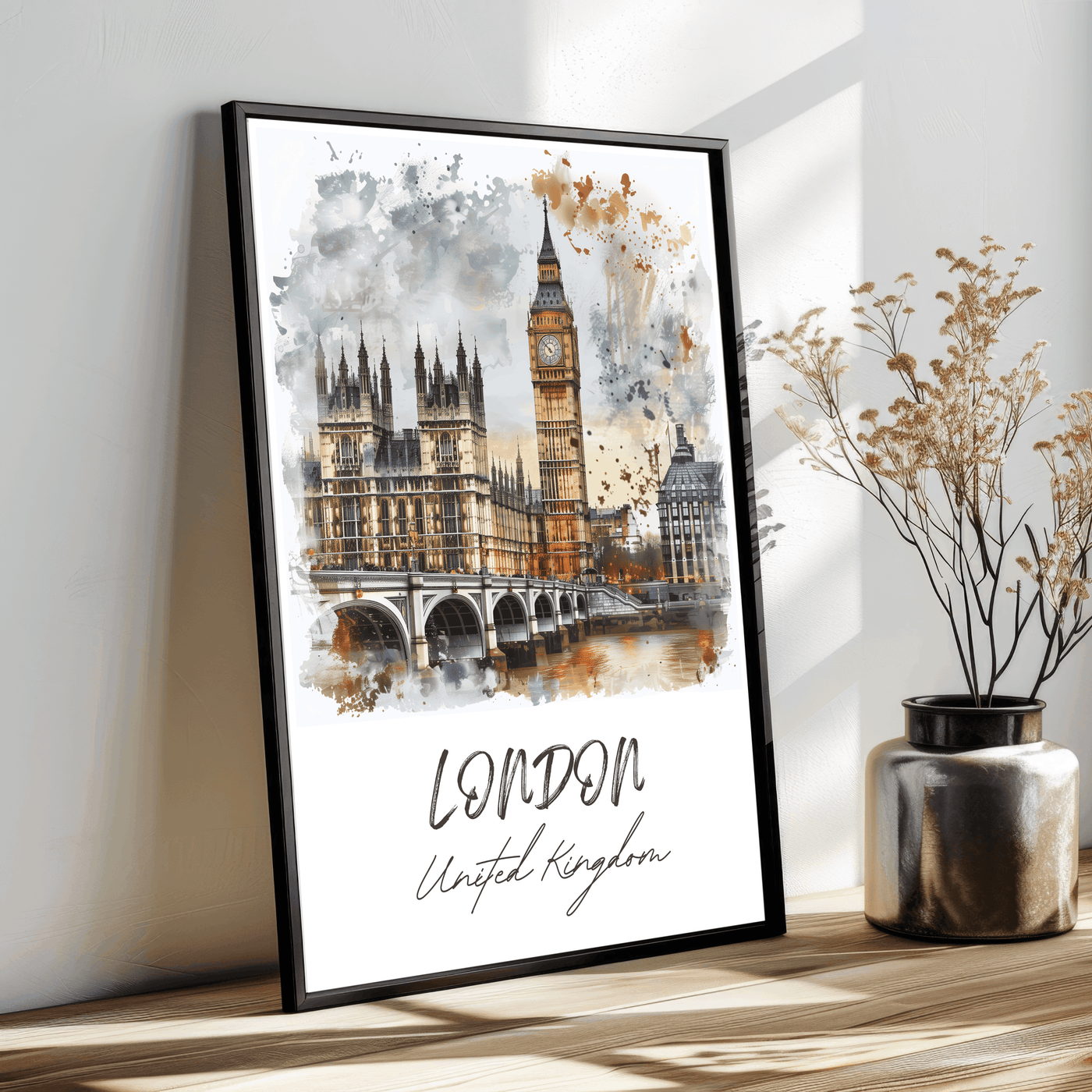 United Kingdom Location Inspired Travel Art Collection