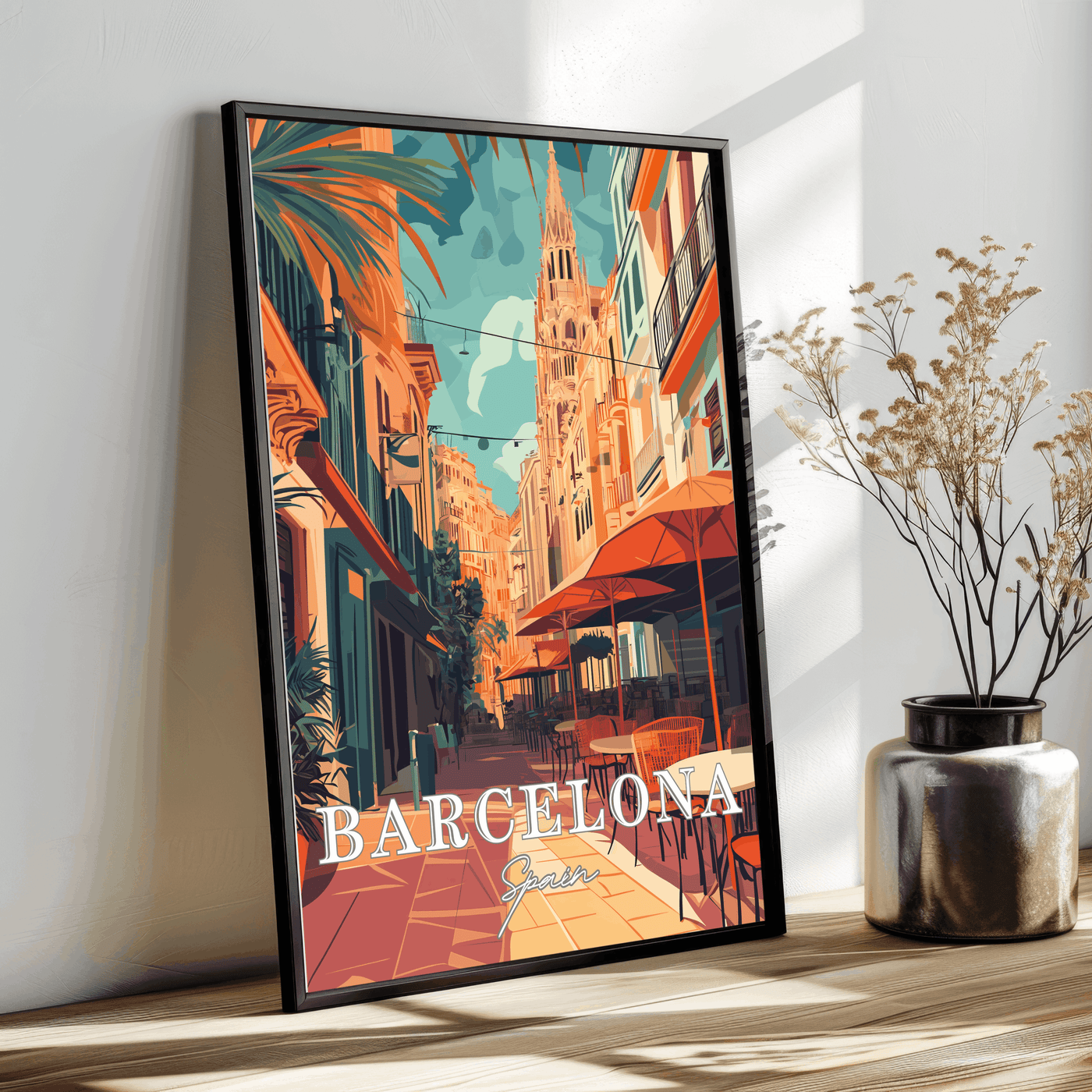 Spain Location Inspired Travel Art Collection