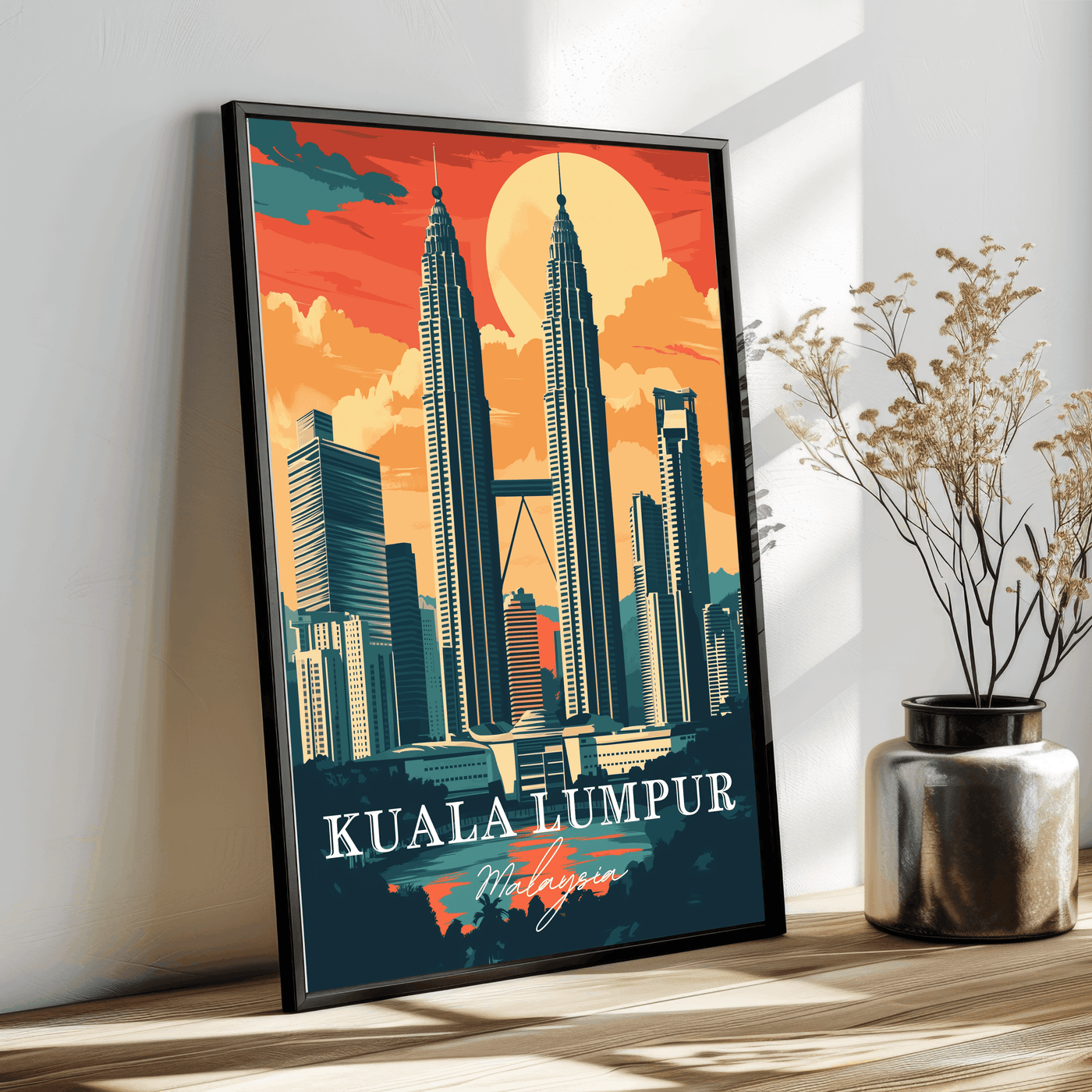 Malaysia Location Inspired Travel Art Collection