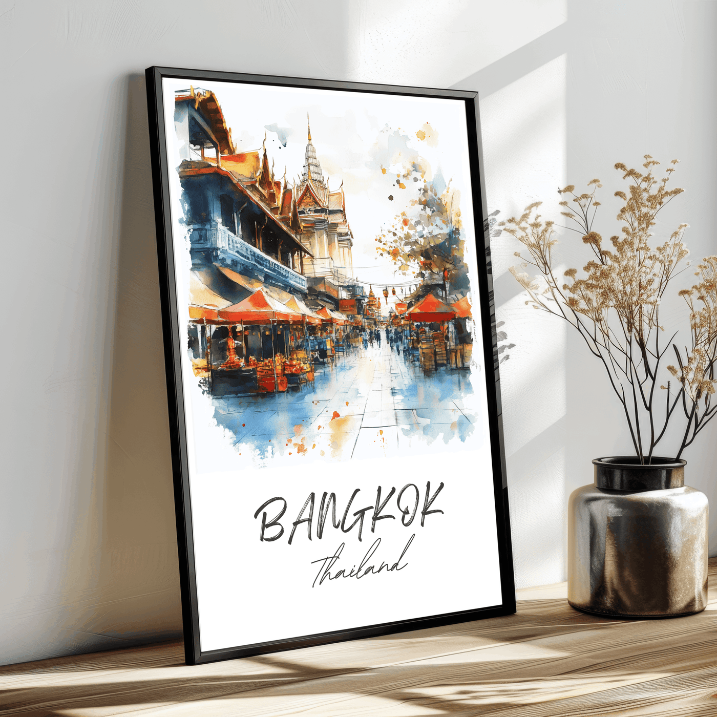 Thailand Location Inspired Travel Art Collection