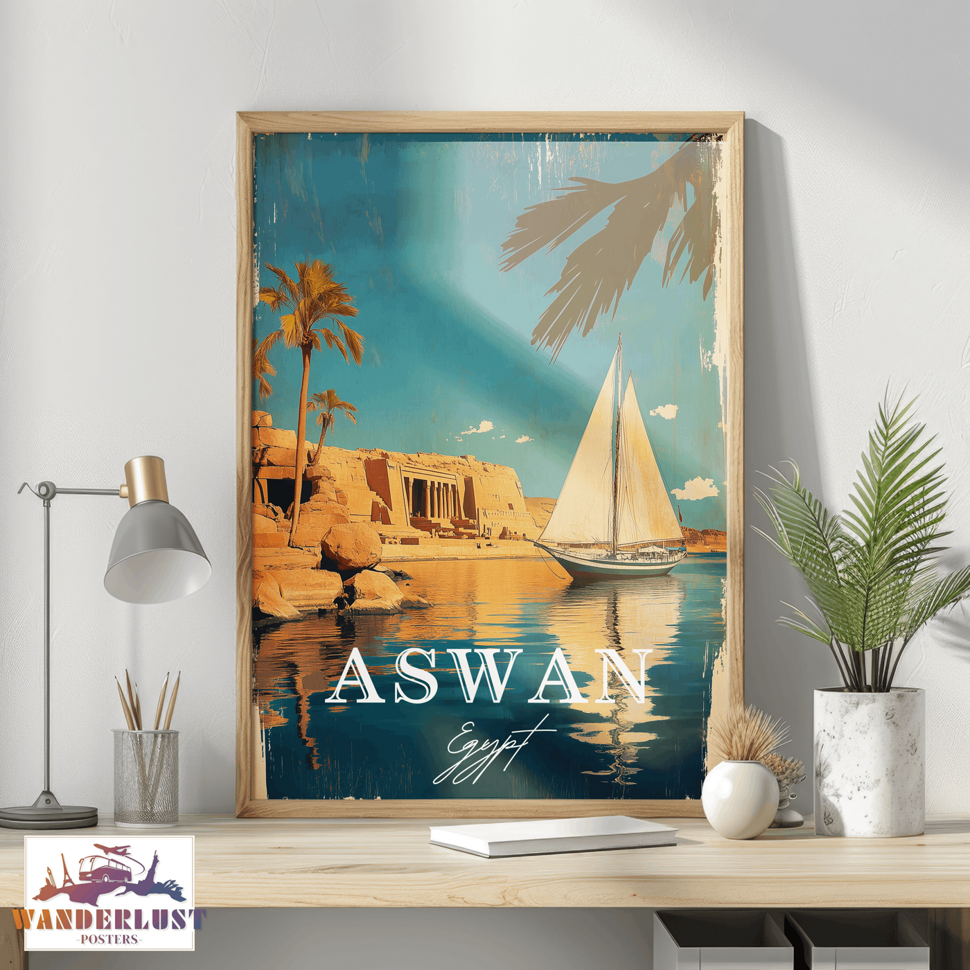 Aswan, Egypt - Timeless Elegance - Travel Poster