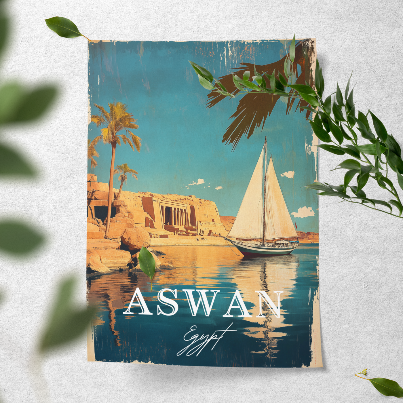 Aswan, Egypt - Timeless Elegance - Travel Destinations Poster