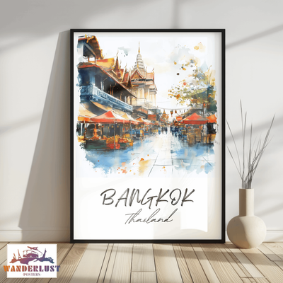 Bangkok-watercolor-poster