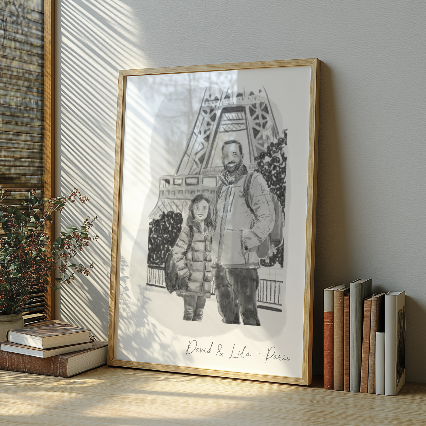 Custom_Wood_Frame_Sideview_Travel_Art